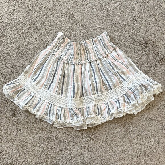 Surf Gypsy Striped Mini Skirt - Picture 1 of 3